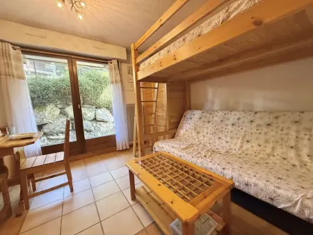Appartement cosy à 500m du centre, 5 pers, terrasse, parking, casier à ski - Praz-sur-Arly - Photo 3