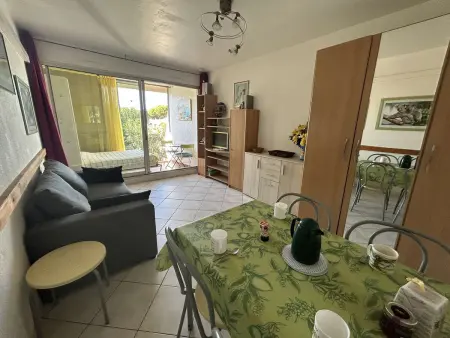 Studio climatisé avec piscine et parking - 4 couchages - Port Camargue - Photo 11