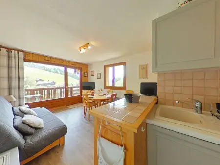 Appt 2 pièces, 6 pers, proche pistes, parking, animaux admis - Photo 1