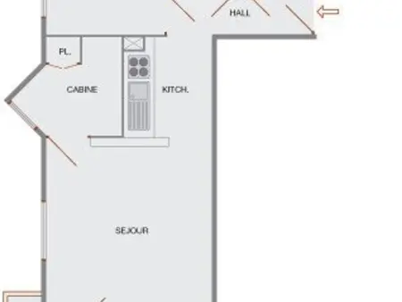 Appt 2 pièces, 6 pers, proche pistes, parking, animaux admis - Photo 15