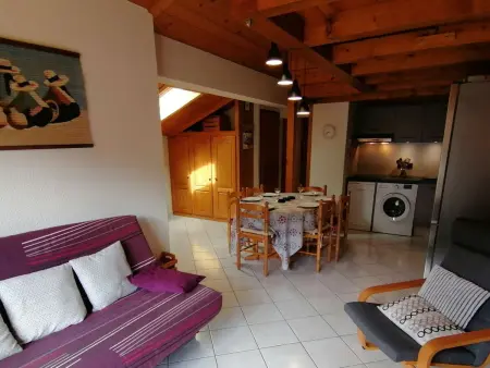 Appt au centre avec 2 chambres, balcon, casier à ski et tout confort au Grand-Bornand - Photo 1