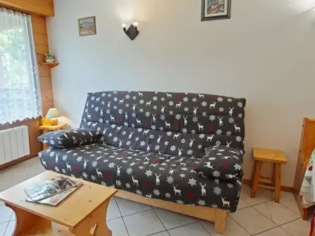 Appartement chaleureux au Grand Bornand - 6 personnes, balcon, parking, proche centre - Photo 1