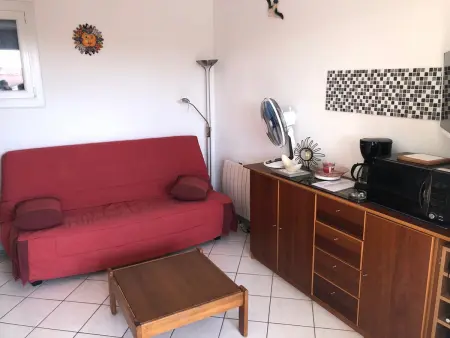 Studio cabine 4 pers avec piscine, parking sécurisé, BBQ et proche plage - Photo 2
