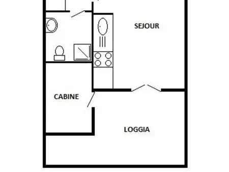 Studio cabine 4 pers avec piscine, parking sécurisé, BBQ et proche plage - Photo 3