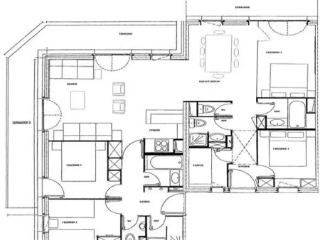 Grand appartement 5 chambres Valmorel, animaux acceptés, parking - Photo 12