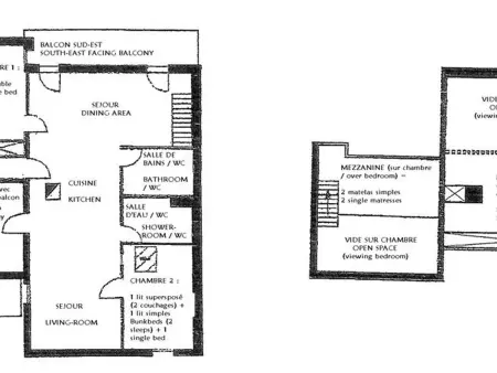 Appartement spacieux à Valmorel, 11 couchages, 4 Pièces, casier à skis - Photo 9