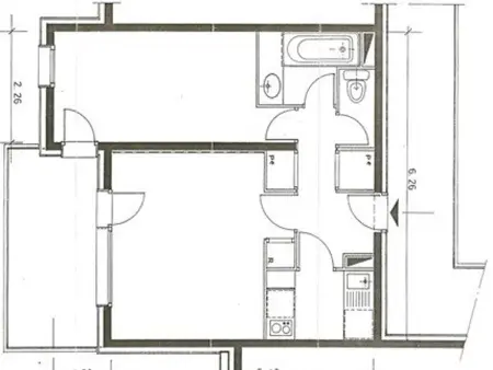 Appartement 2 pièces à Valmorel pour 6 pers, balcon, animaux acceptés - Photo 8