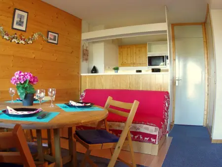 Studio cabine chaleureux avec terrasse, proche pistes - 4 pers, animaux OK, parking en option - Photo 6