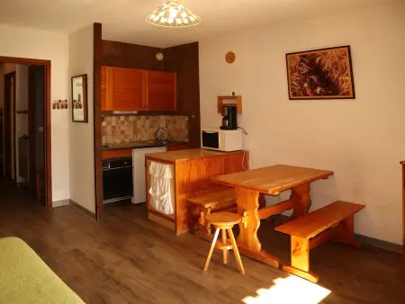 Studio 6 pers, sud, centre station, balcon, accès pistes - Photo 2
