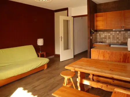 Studio 6 pers, sud, centre station, balcon, accès pistes - Photo 3