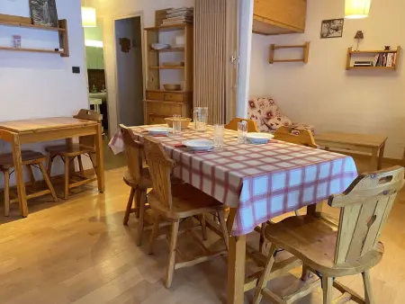 Studio cabine 8 pers, Sud, pied de piste, centre station, proche commerces et ESF - Photo 5