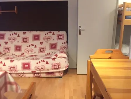 Studio cabine 8 pers, Sud, pied de piste, centre station, proche commerces et ESF - Photo 12