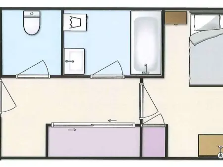 Duplex rénové 4 pièces, 6 pers., 2 balcons, casier à skis, ménage inclus - Photo 12