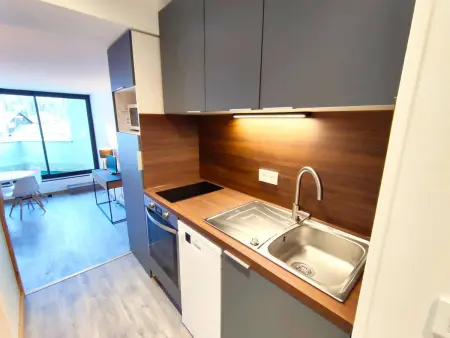 Appartement Rénové 2P avec Balcon Sud, Front de Neige, au Pied des Pistes - Photo 4
