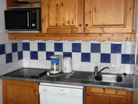 Appartement 3 pièces 6 pers, proche pistes, parking, casier à skis, cuisine équipée - Photo 4