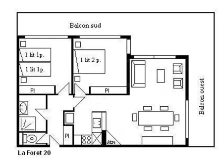 Appartement 3P 6 Pers, Méribel, Ski, Balcon, Parking, Wifi - Photo 27