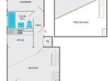 Studio cosy 5 couchages proche pistes avec parking - Photo 18