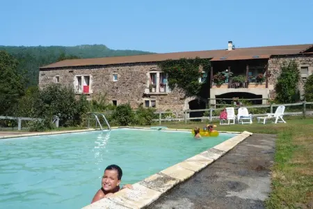 Ferienwohnung in Retournac, Retraite rurale avec piscine dans les collines - Photo 13