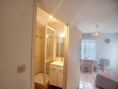 Studio rénové Lamalou, proche Thermes, balcon, animaux admis, parking gratuit, Wifi inclus - Photo 8