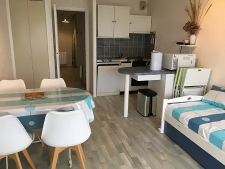 Fort-Mahon-Plage: Studio balcon, équipements complets, parking privé - Photo 1