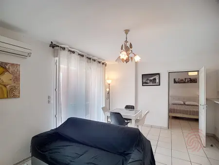 Appartement F2 avec terrasse, clim, parking privé, proche centre-ville et thermes, animaux acceptés - Photo 1