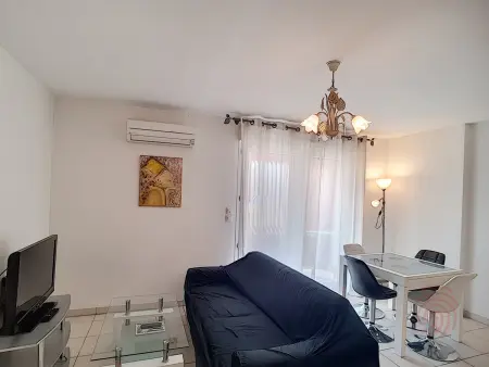 Appartement F2 avec terrasse, clim, parking privé, proche centre-ville et thermes, animaux acceptés - Photo 2