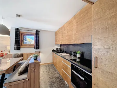 Appartement 4P avec terrasse et vue Mont Blanc, Appartement 6 personnes à Combloux - Photo 11