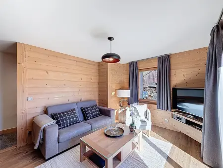 Appartement 4P avec terrasse et vue Mont Blanc, Appartement 6 personnes à Combloux - Photo 14
