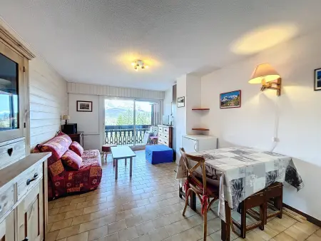 Studio cosy pour 4 pers., proche pistes Combloux, balcon ouest, ski, tennis ! - Photo 3