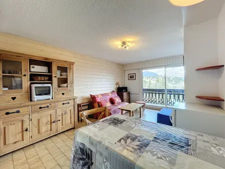 Studio cosy pour 4 pers., proche pistes Combloux, balcon ouest, ski, tennis ! - Photo 4
