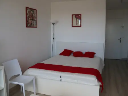 Grand studio climatisé, 3ème étage avec ascenseur, terrasse, parking, proche plage, Cap d'Agde. - Photo 5