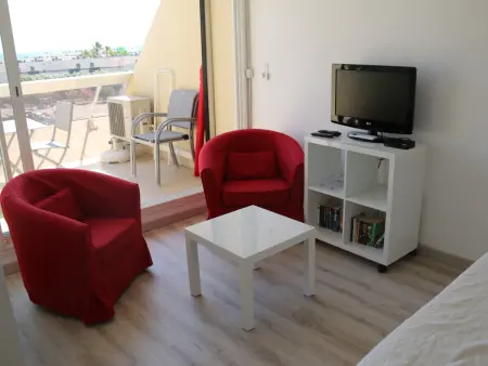 Grand studio climatisé, 3ème étage avec ascenseur, terrasse, parking, proche plage, Cap d'Agde. - Photo 8