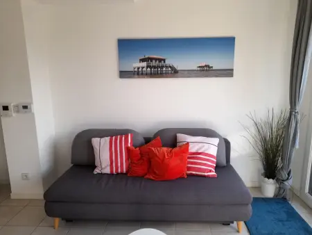 Jardin Privé et Terrasse - Appartement T2 à La Teste de Buch, Proche Plages et Activités - Photo 3