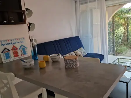 Appartement T2 avec parking et jardin à 300 m de la plage - Photo 7