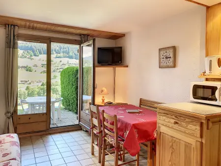 Studio cosy pour 3 avec terrasse, parking et casier à ski à Combloux - Photo 5