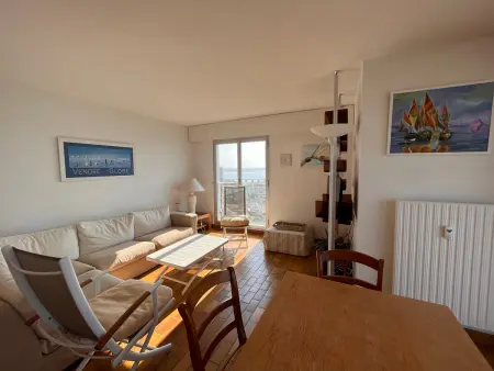 Appartement confortable avec vue sur l'océan, 2 chambres et balcon - Photo 5