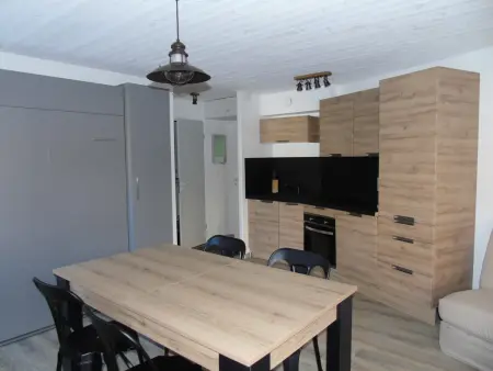 Appartement rénové 2 pièces pour 4 pers, balcon, proche télécabine, commerces, et écoles de ski - Photo 1