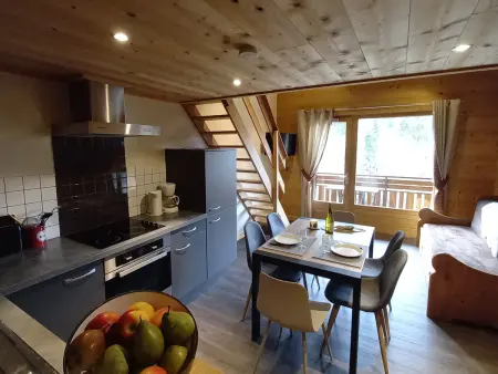 Appartement cosy 5 pers, proche piste ski, balcon vue montagne - Photo 1