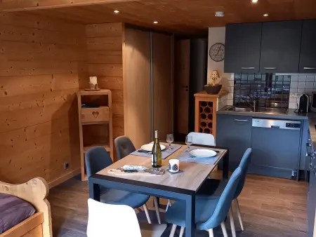 Appartement cosy 5 pers, proche piste ski, balcon vue montagne - Photo 4