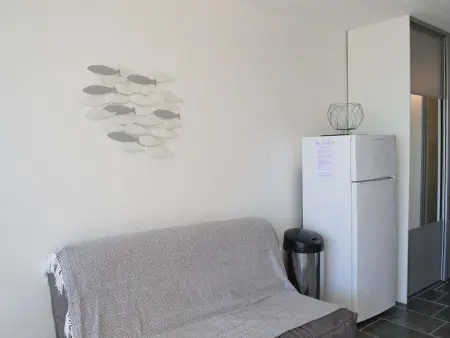 Appt T2 cabine 4 pers, terrasse, parking, piscine - Saint Pierre la Mer - Photo 4