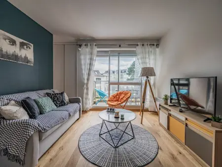 Bénodet : Appartement rénové face mer, 100m de la plage, parking privé, balcon, 3 étoiles, 4 pers. - Photo 1