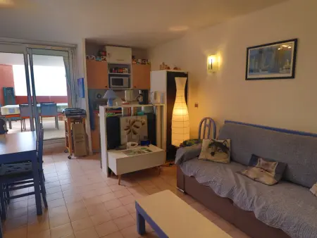 Studio climatisé avec terrasse, vue mer et parking privé - Photo 2