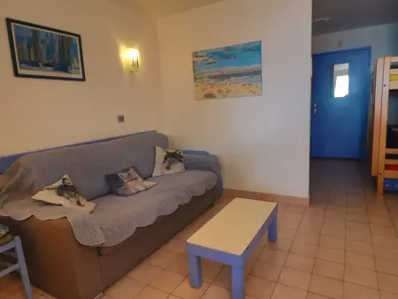 Studio climatisé avec terrasse, vue mer et parking privé - Photo 3