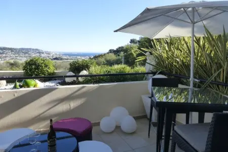 Ferienwohnung in Mandelieu-La Napoule, Appartement à Cannes avec vue sur mer - Photo 11