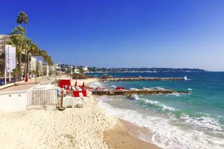Ferienwohnung in Mandelieu-La Napoule, Appartement à Cannes avec vue sur mer - Photo 18