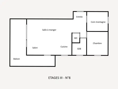 Appartement cosy près des pistes, 3*, capacité 6, avec WIFI - Photo 10