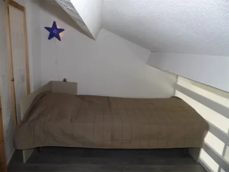 Studio mezzanine avec loggia, 4 couchages, parking privé - Photo 5