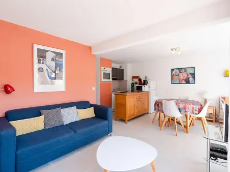 Appartement T2 climatisé avec balcon, parking privé, 4 couchages, centre Narbonne-Plage, proche mer - Photo 1