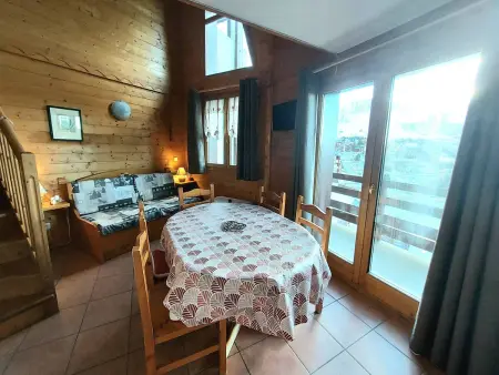 Appartement 2 pièces, mezzanine, balcon ensoleillé, 6 personnes - Photo 4