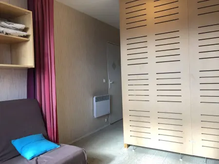 Studio 6 pers, à côté des pistes, parking & ascenseur, casier à skis, proche commerces - Photo 1